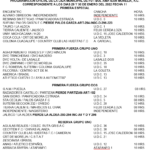 PROGRAMACION OFICIAL DE LA LIGA MUNICIPAL DE FUT-BOL AMATEUR MORELIA, A.C.