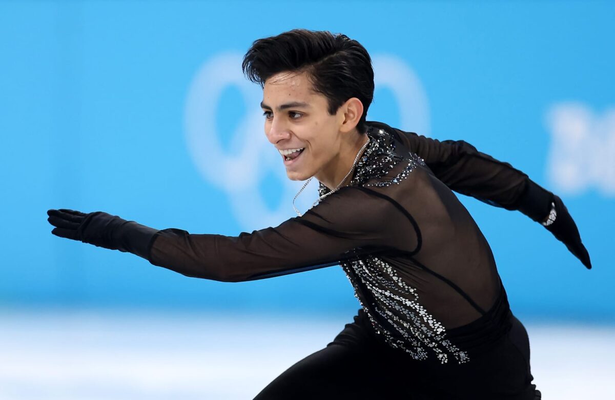 Histórico lugar 22 de Donovan Carrillo en patinaje artístico en Beijing 2022