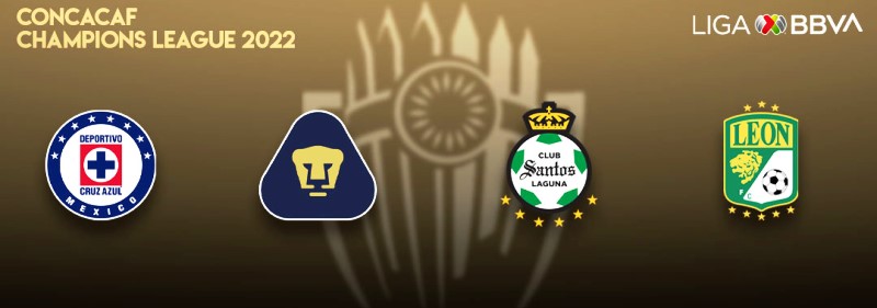 Cuatro clubes de la Liga MX participarán en la Liga de Campeones de la Concacaf
