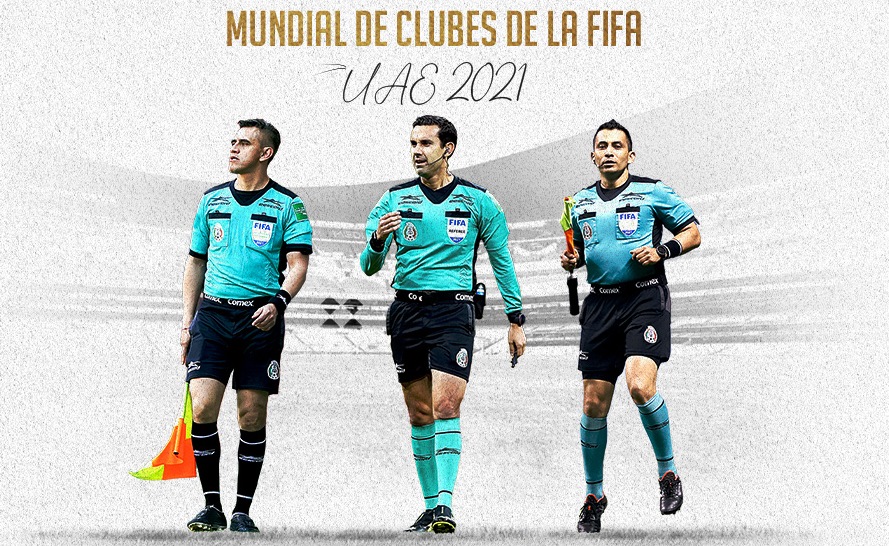 Tripleta de árbitros mexicanos en semifinal del Mundial de Clubes