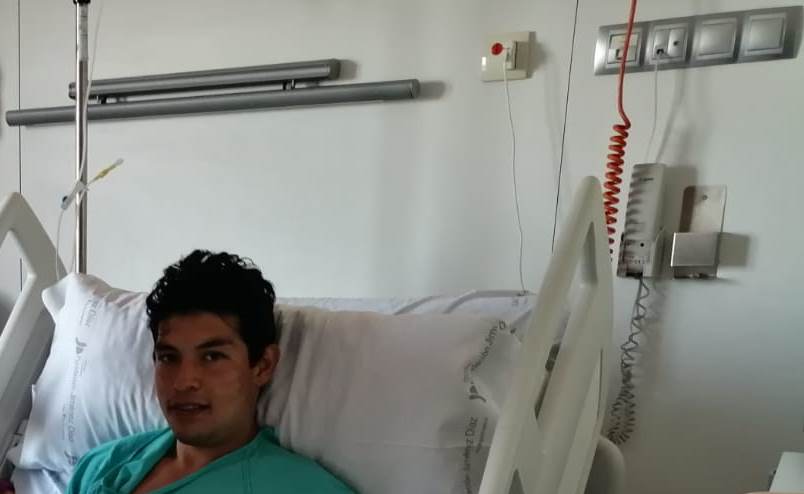 Operan de manera exitosa de la fractura mandibular a Isaac Fonseca