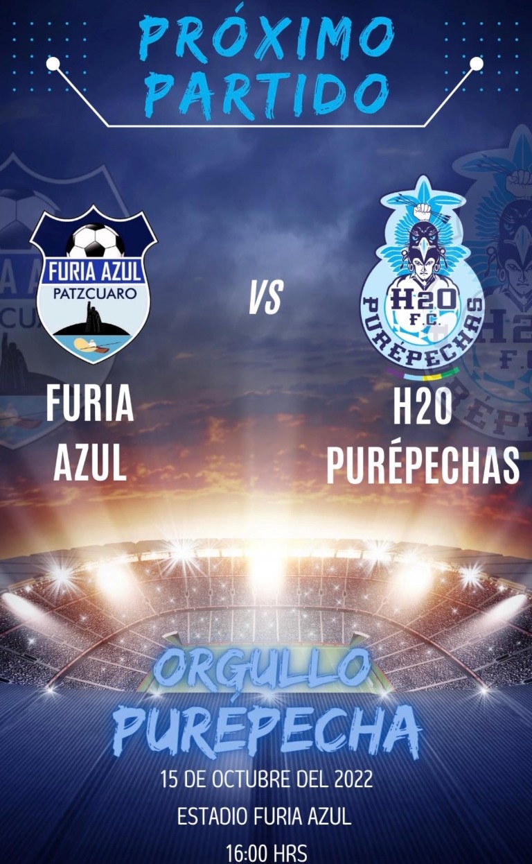 H2O Purépechas FC visita a Furia Azul en busca de mantener la buena racha