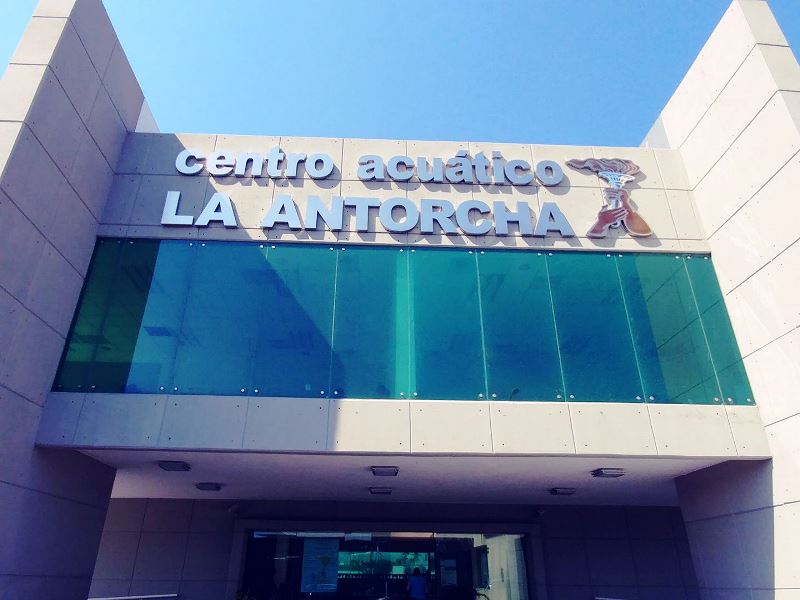 Centro Acuático “La Antorcha”, sede de estatal de novatos 2022