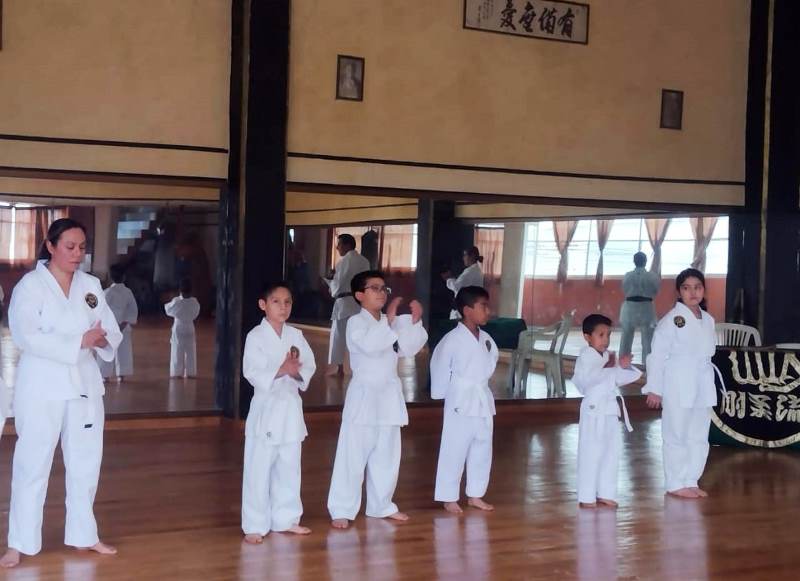 Aprueban examen de cintas, karatecas de Goyu Ryu Internacional-IMCUFIDE