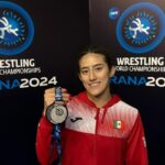 Zeltzin Hernández, subcampeona mundial de lucha asociadas Sub 23