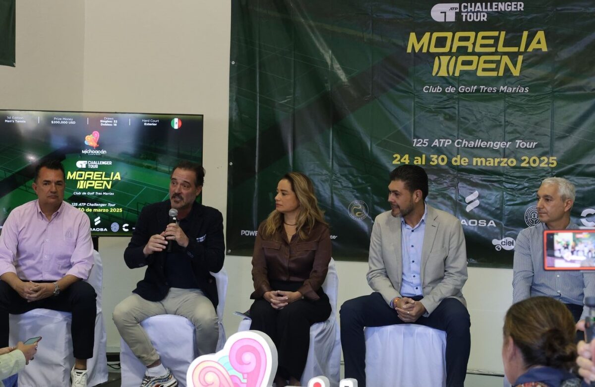 Morelia será epicentro del tenis mundial con el Open Challenger Tour 125