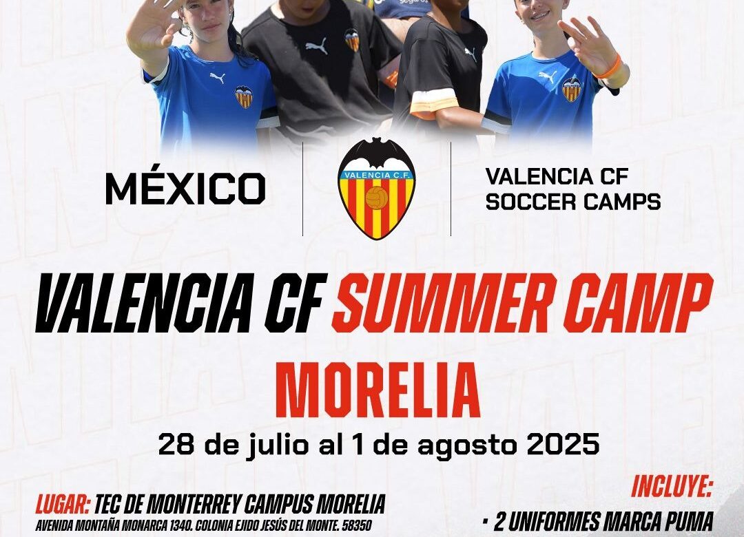 La cuarta mejor academia de Europa: Valencia CF regresa a Morelia este verano
