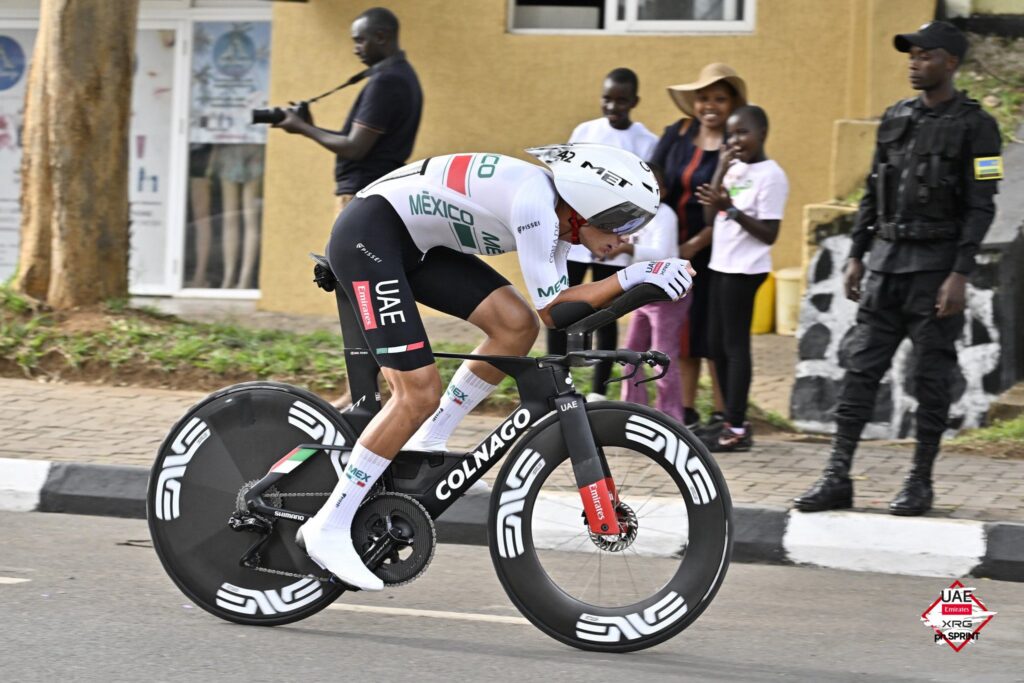 El mexicano Isaac Del Toro, termina quinto en la contrarreloj del Mundial de Ciclismo Ruanda 2025