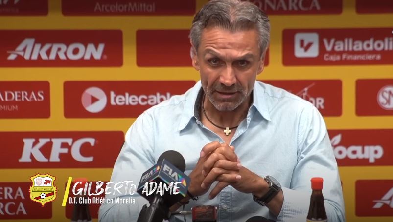 ¡Otro más, Gilberto Adame, deja de ser el director técnico del Atlético Morelia!