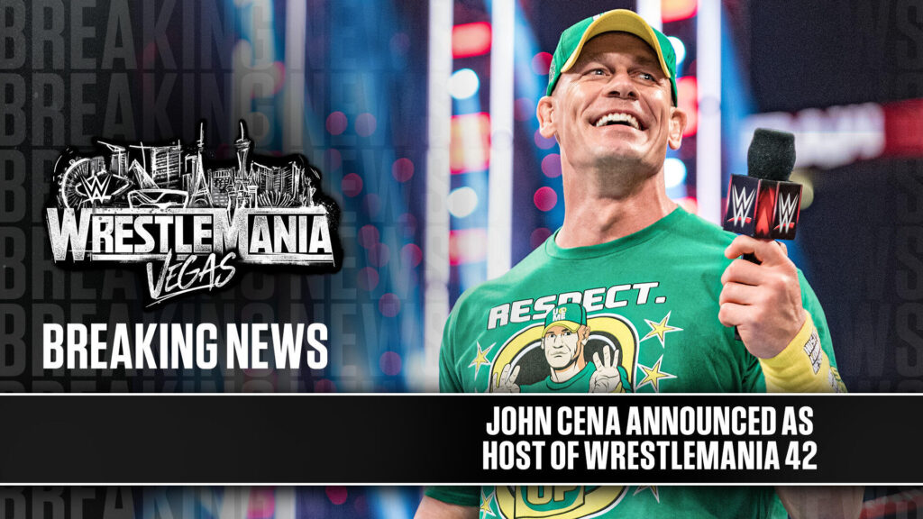 ¡John Cena está de regreso para la Wrestlemania 42!