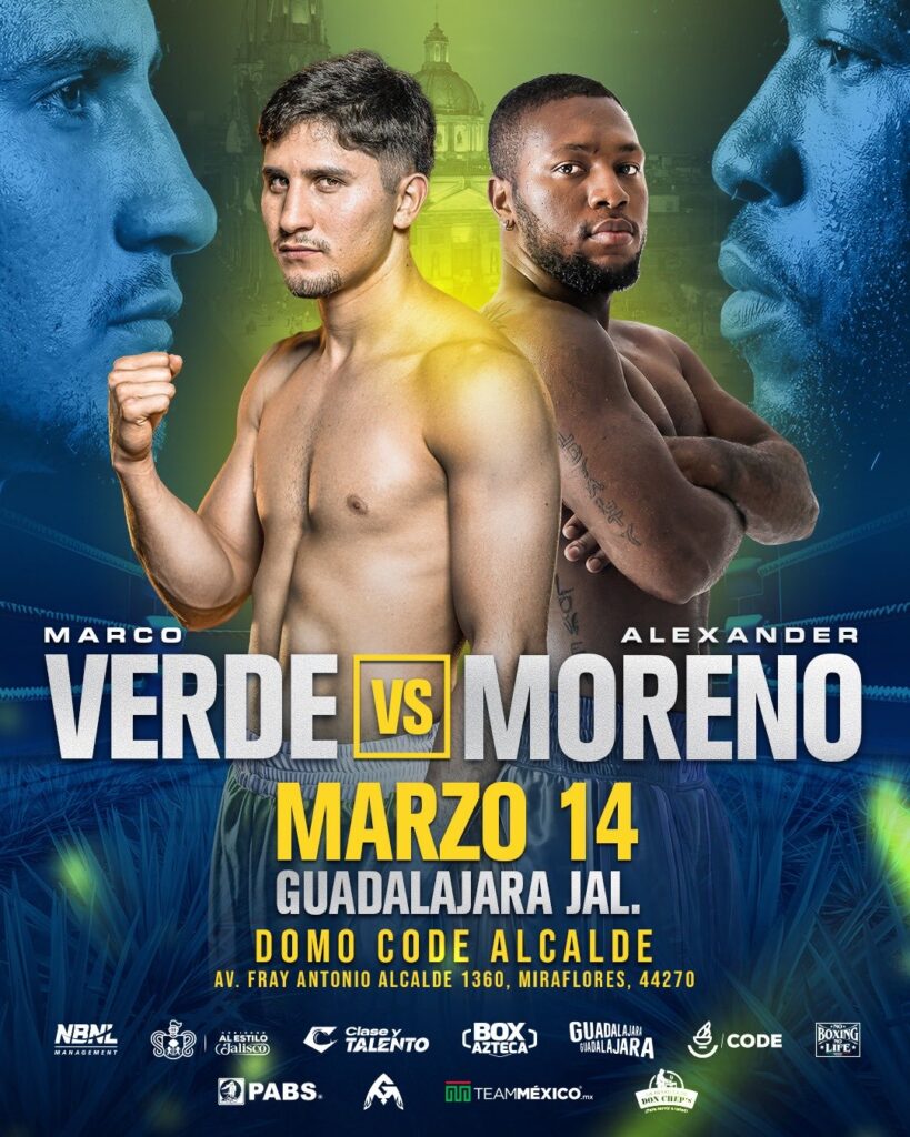 Marco Verde sostendrá en Guadalajara su quinta pelea como profesional