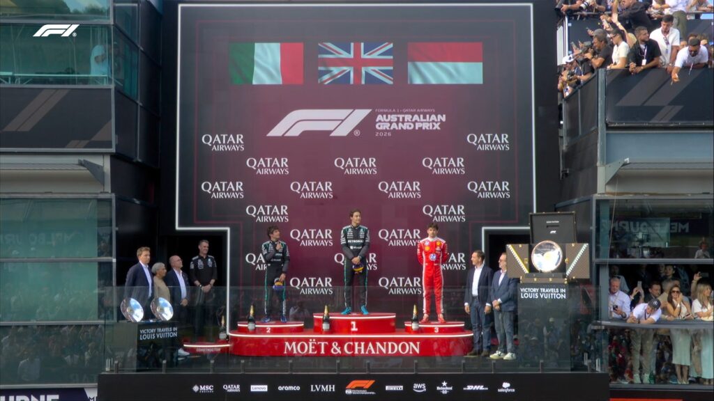 F1: George Russell conquista la primera carrera del año, el Gran Premio de Australia 2026