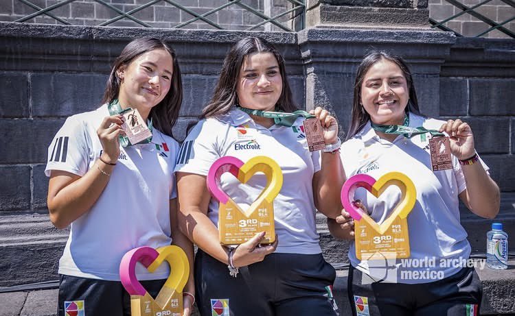 México obtiene bronce en la 2ª Copa del Mundo de Tiro con Arco en Shanghai