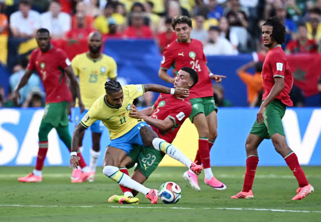 Brasil y Marruecos en vibrante partido no se hacen daño: 1-1 en New Jersey