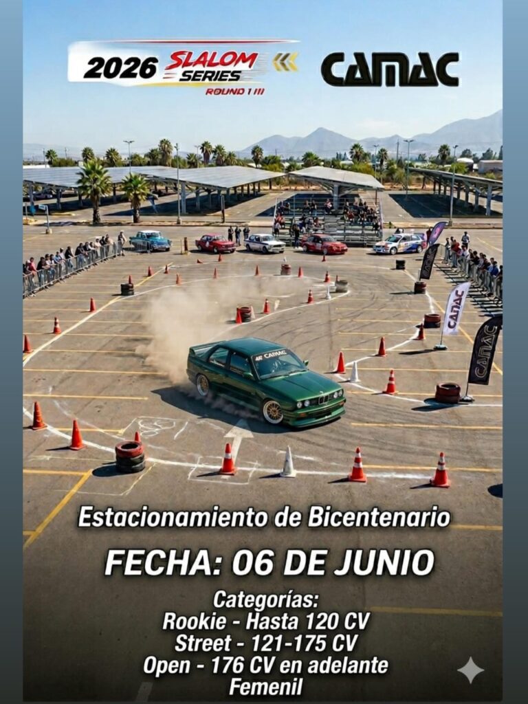 En la explanada del Complejo Deportivo Bicentenario, el Slalom Series Camac 2026