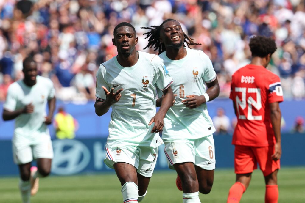 Ousmane Dembélé con hat-trick conduce a Francia a los dieciseisavos de Final al vencer 4-1 a Noruega