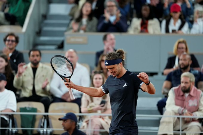 “Sascha” Zverev se instala en su 5ª semifinal de Roland Garros