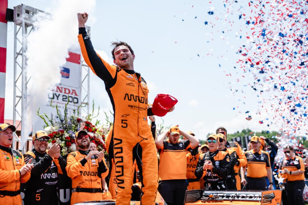 Pato O’Ward se sube al domingo mexicano y gana la Indy Car de Mid-Ohio