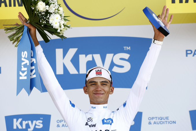 Para la historia: Isaac del Toro asegura pódium y maillot blanco del Tour de Francia en su debut