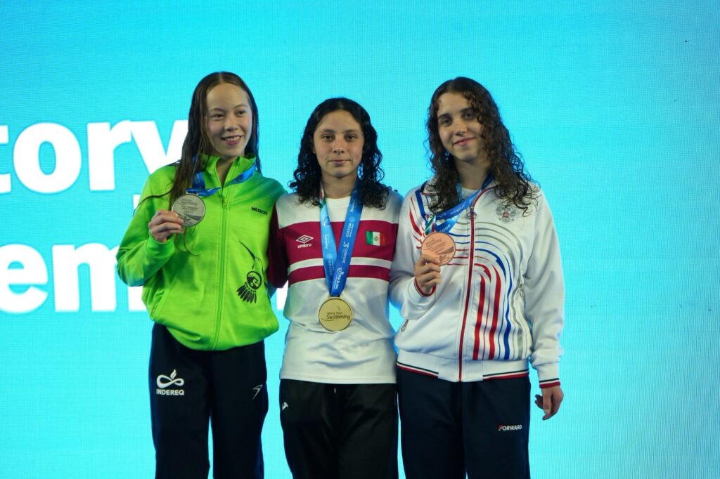 Citli Salinas logra doble oro en la Serie Mundial de Para Natación Zapopan 2026