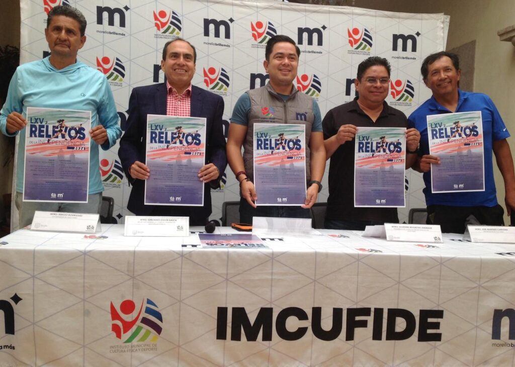 IMCUFIDE presenta la edición LXV de la Carrera de Relevos de la Independencia 2026