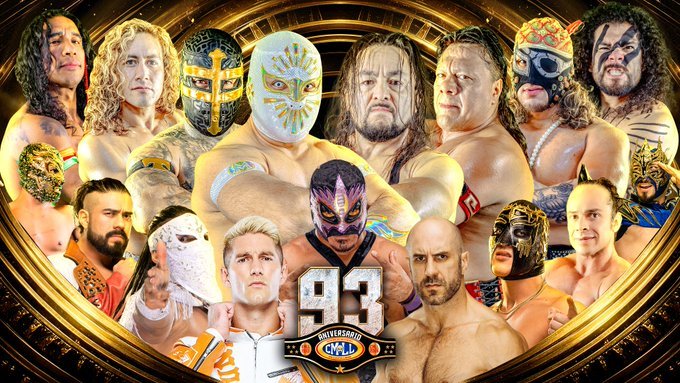 El Consejo Mundial de Lucha Libre festeja su 93 Aniversario con sensacional cartelera de gala