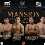 IMCUFIDE presenta cartelera de la función de box The Mansión Fight Night
